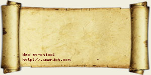 Jakov Ađanski vizit kartica